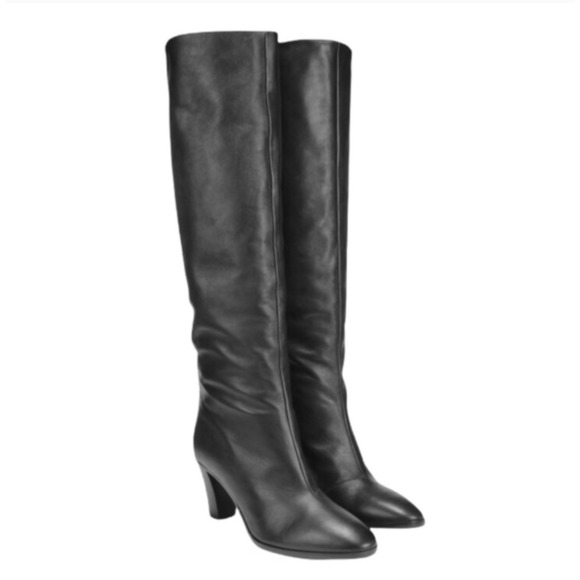 Vince Shoes Vince Casper Pull On Black Boots Leather Poshmark